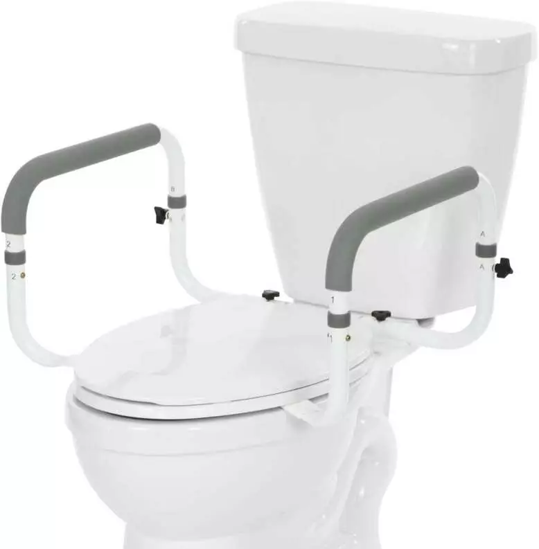 Raised Toilet Seat With Handles