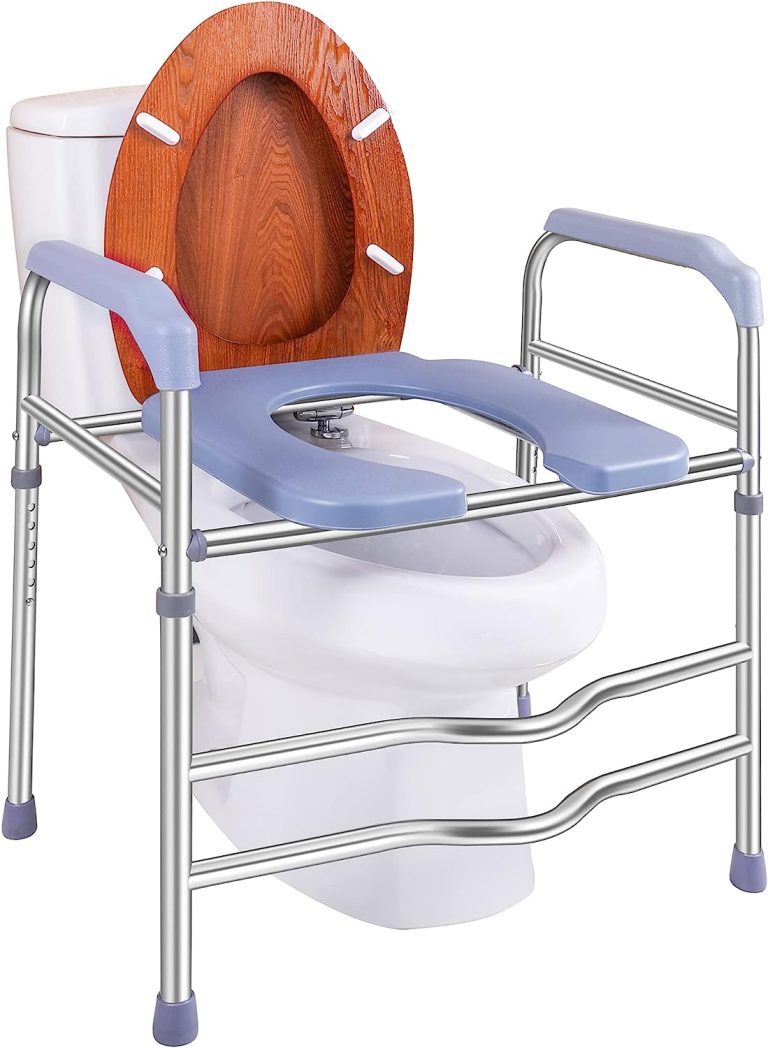 Raised Toilet Seat with Handles 400lbs
