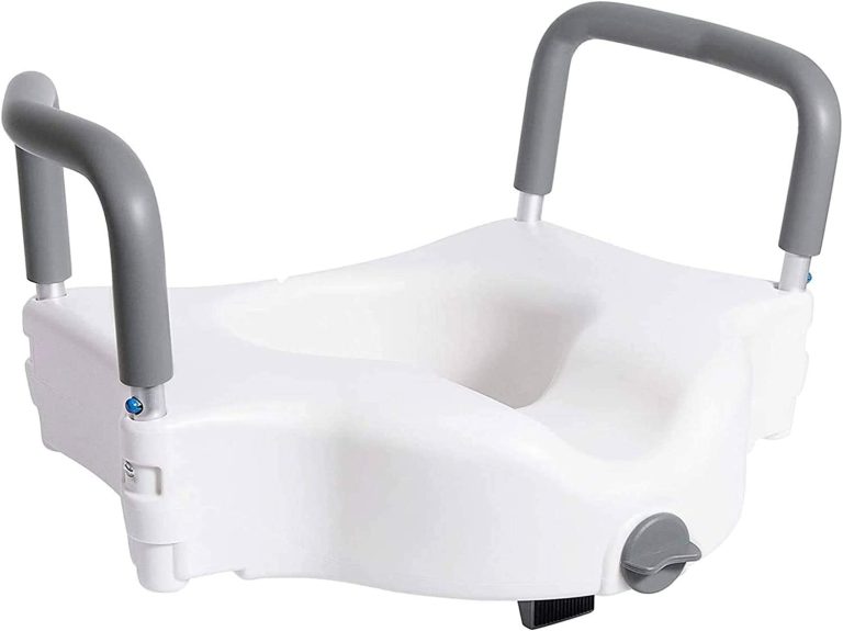 Vaunn Raised Toilet Seat and Elevated Commode Booster Seat Riser